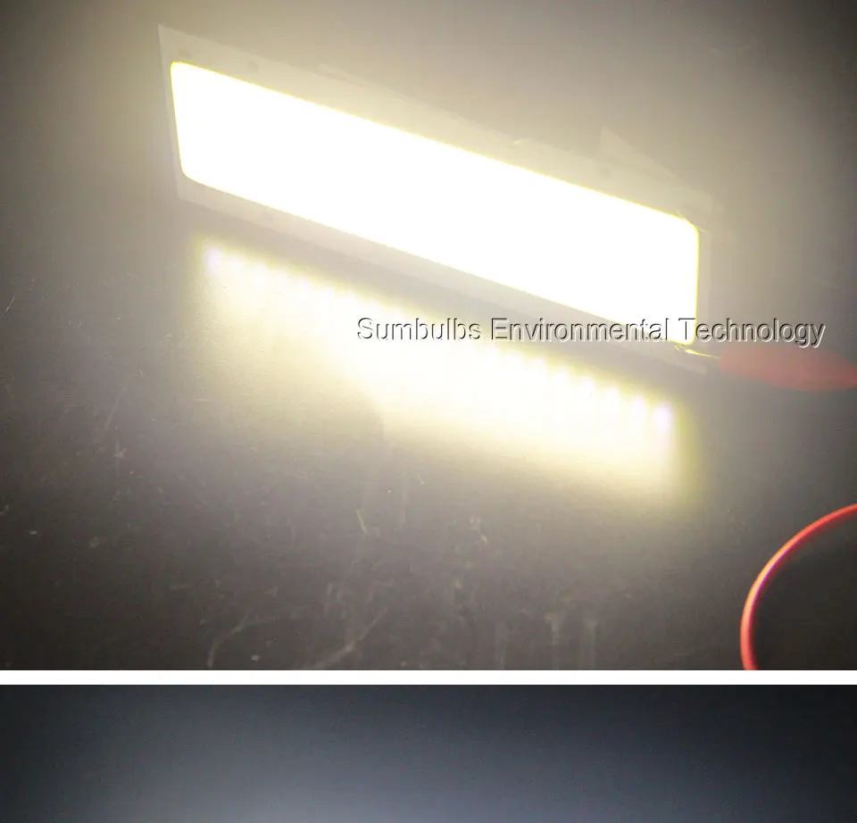Затемнения 140x50 мм 20 W Светодиодная лампа типа "Кукуруза" лампа полоса 12 V DC супер яркий прямоугольная лампа Теплый натуральный холодный