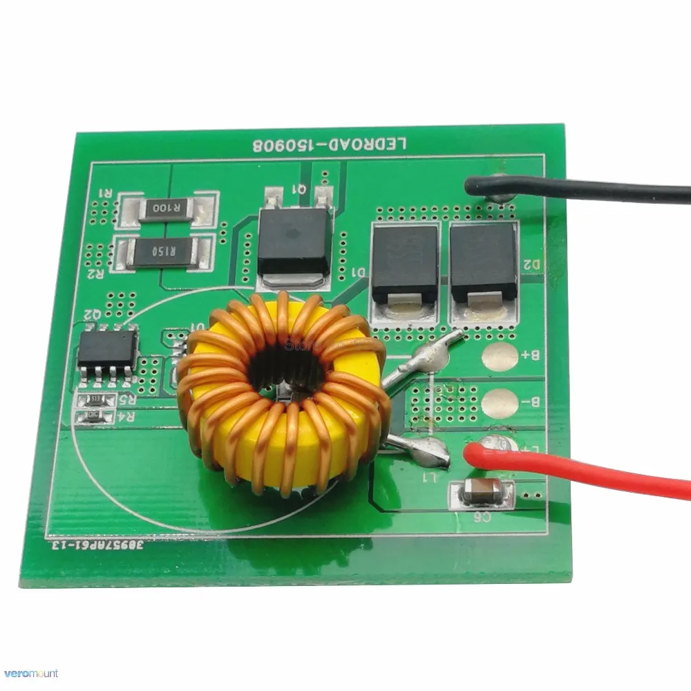 CREE XHP70 светодиодный драйвер, вход DC12-24V, выход 6 в 4,2-а, Электромобиль мотоцикла, Модифицированная монтажная плата, Sqaure XHP70 светодиодный драйвер