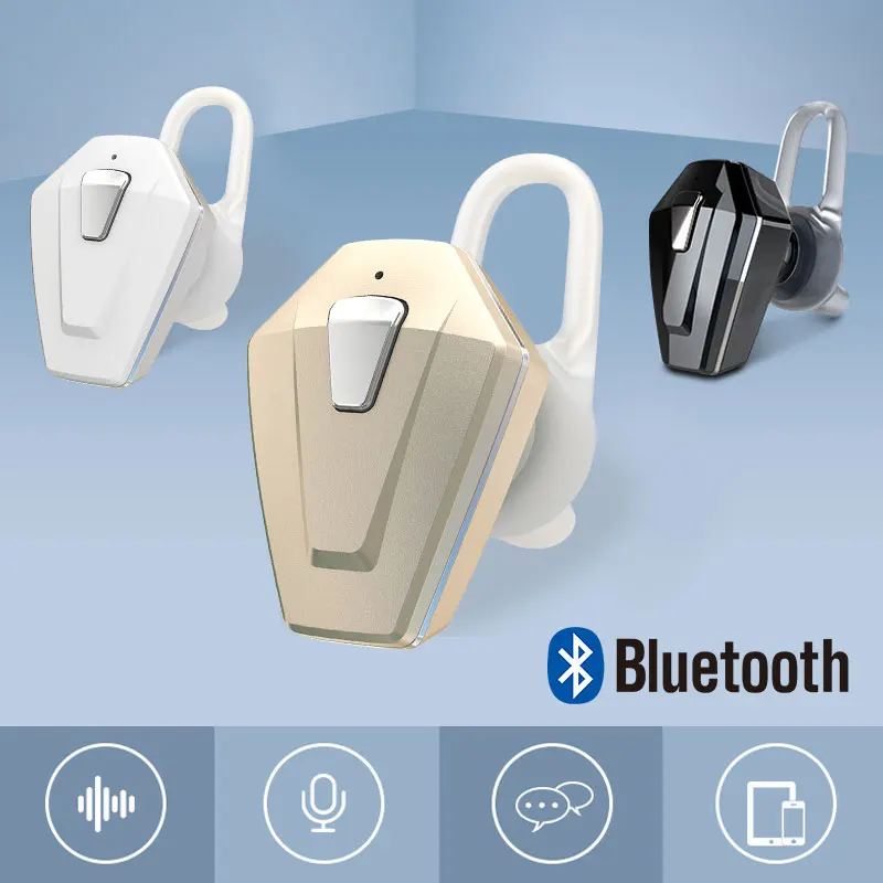Мини Bluetooth наушники тренажерный зал HD Голос беспроводной гарнитура Мобильный