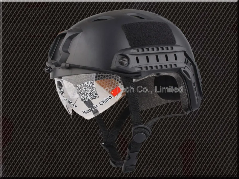 Хороший тактический страйкбол Быстрый шлем w рельсы крепление для ПНВ Тактический Велоспорт CS пневматический пистолет спортивный шлем специальное издание