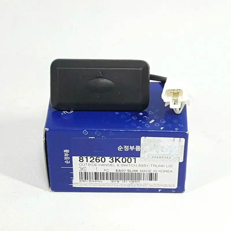 

BAGGING DOOR HANDLE for KIA RIO 2011-2016 81260-3K001HANDLE ASSY TAIL LID SWITCH Trunk Switch With Wire For KIA K2 Trunk Switch