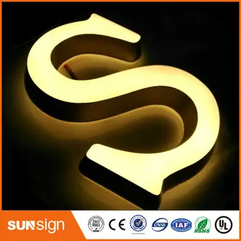 

custom illuminated sign letters led letters alphabet