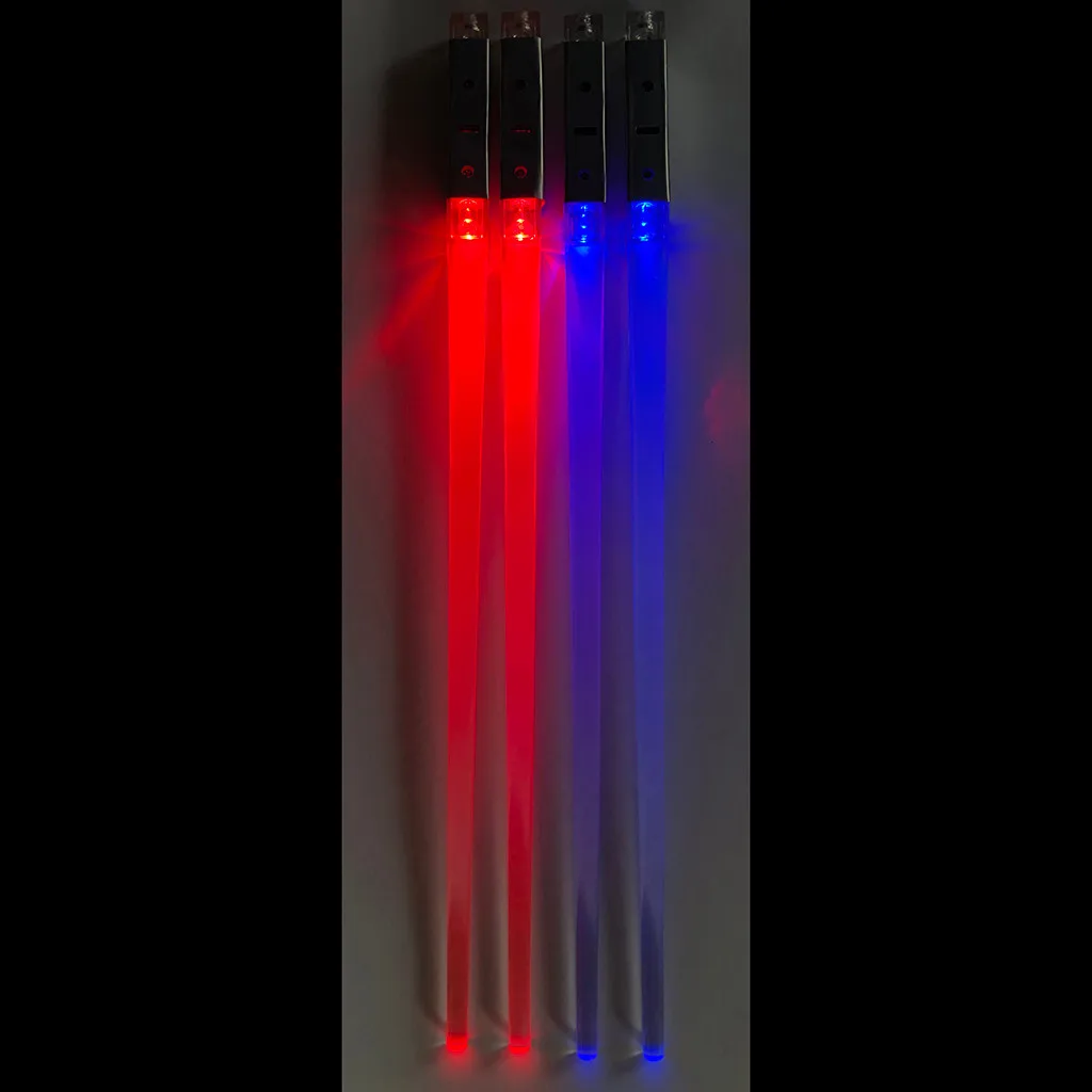 

Convenient 1Pair LED Luminous Chopsticks Light Up Durable Lightweight Portable L513