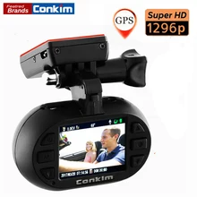 Conkim Car DVR Camera Mini0903 plus Super HD1296P AmbarellaA7+OV4689 Car Registrator G-sensor GPS Tracker Low-voltage Protection