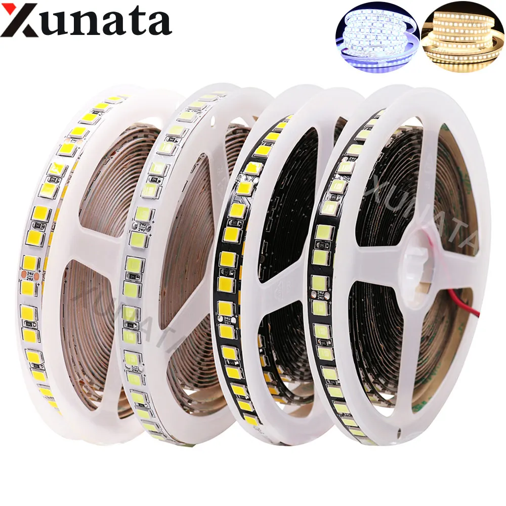 

5M DC24V LED Strip Light 5054 120Leds/m IP65 IP67 Flexible Waterproof LED Tape for Indoor Outdoor Decoration White/Warm White