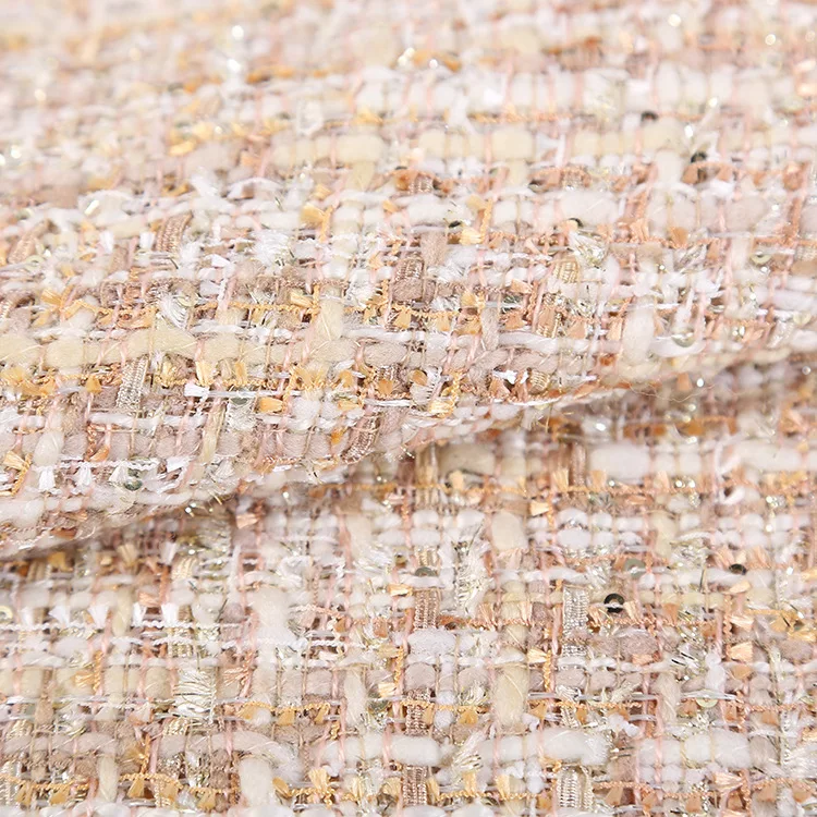 Твидовая ткань модная Дамская одежда свитер куртка Fabrics-365gsm(5% шерсть 30% акрил 65% полиэстер