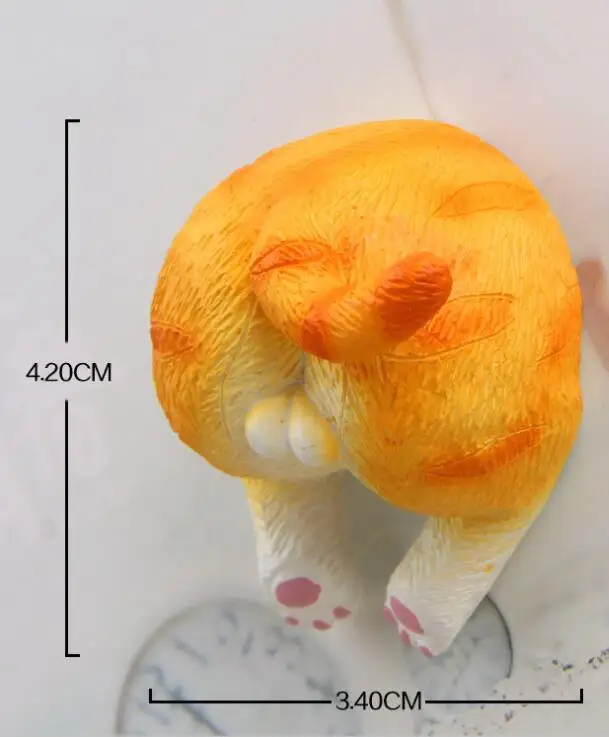 1 шт. кошка ягодица Яйцо мультфильм креативная трехмерная Магнитная кнопка холодильник палка магнит палка украшение дома