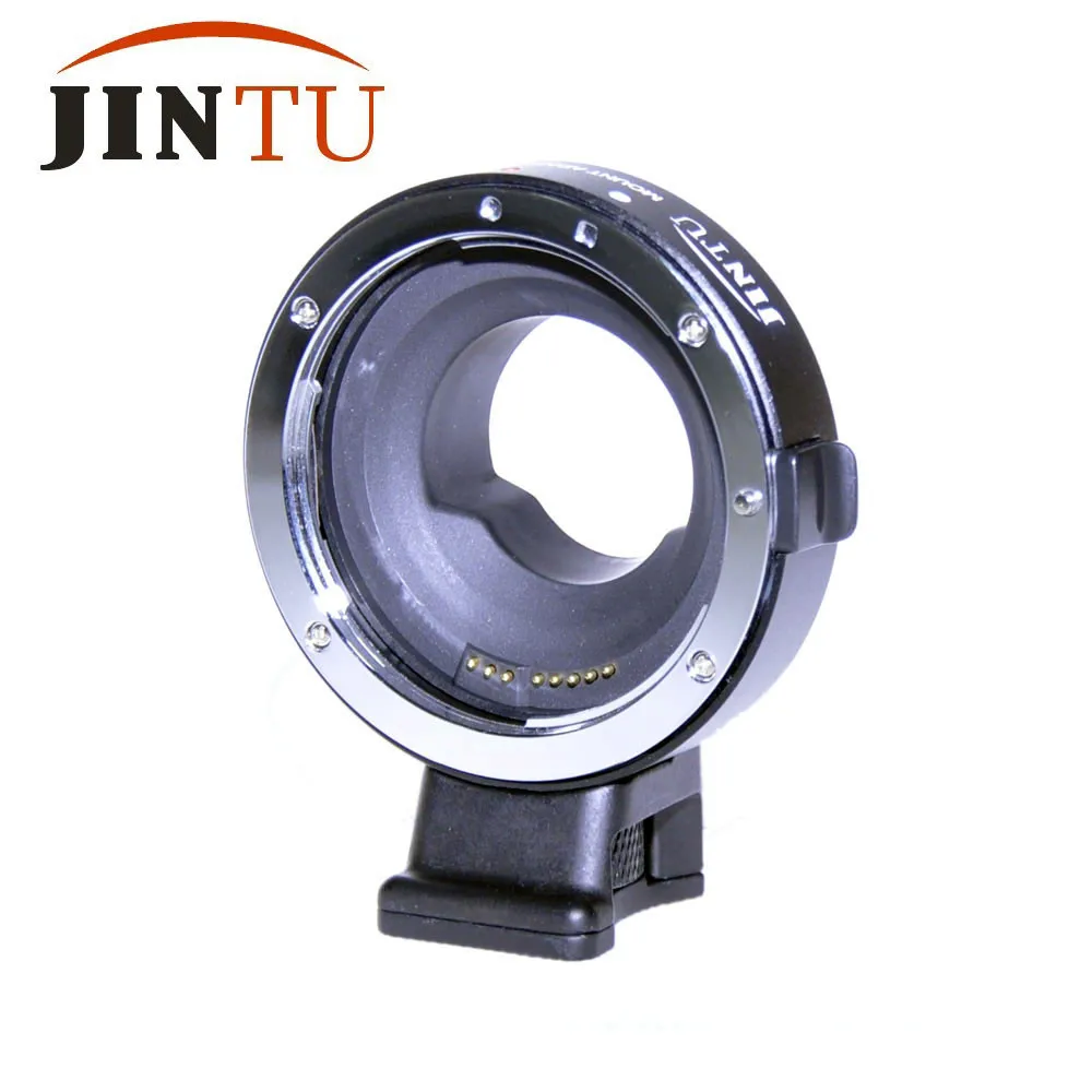 Jintu объектива с автоматической фокусировкой AF адаптер для крепления на EF-M4/3 для цифровой однообъективной зеркальной камеры Canon EOS EF/EF-S для Panasonic GH3 GH4 GH5 GX7 G10 Olympus E-M5 E-M5II E-M10