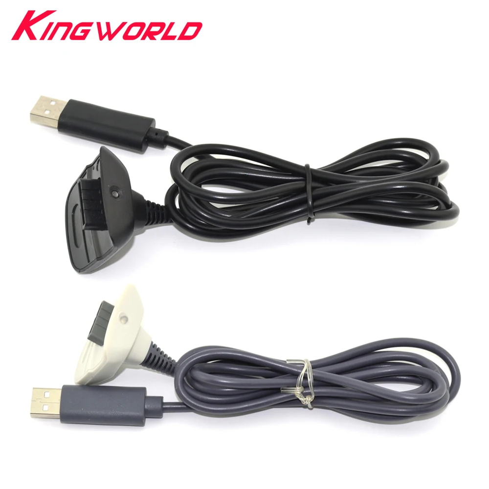 Фото Беспроводной игровой USB-контроллер, 1,5 м, геймпад, зарядный джойстик, кабель питания для xbox360 Xbox 360 №1