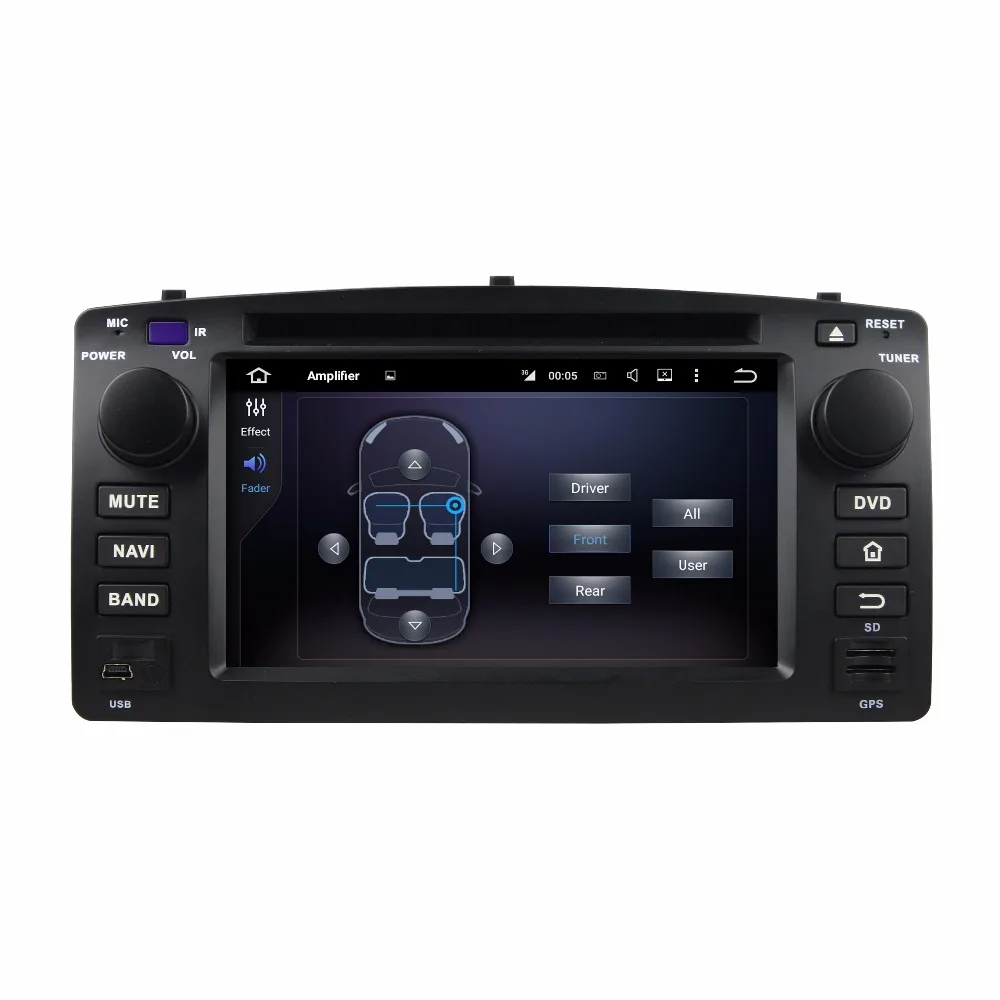 KLYDE 8 ядер 6 2 &quot2 Din Android 0 автомобильный dvd плеер для Toyota COROLLA 2004 стерео