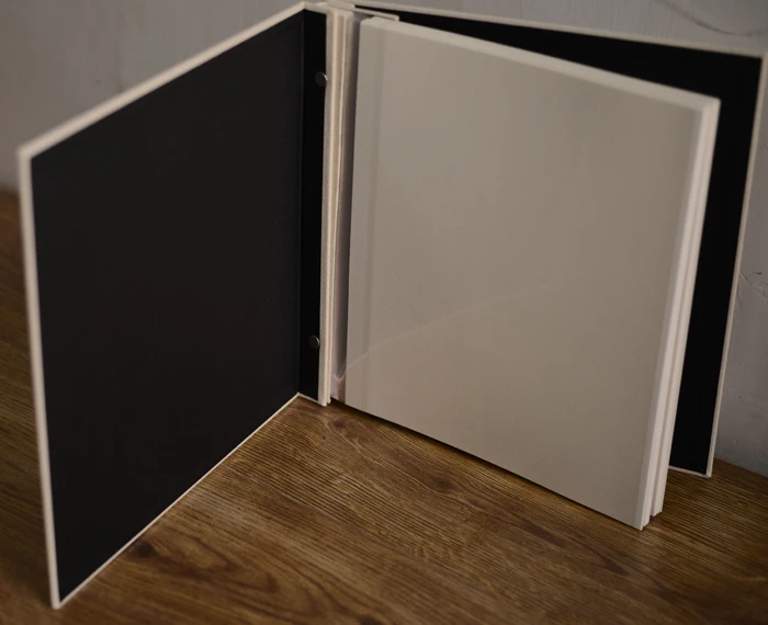 12 дюймов ЧИСТОЕ ЛЬНЯНОЕ покрывало DIY Фотоальбом нештампованный самоклеящийся с