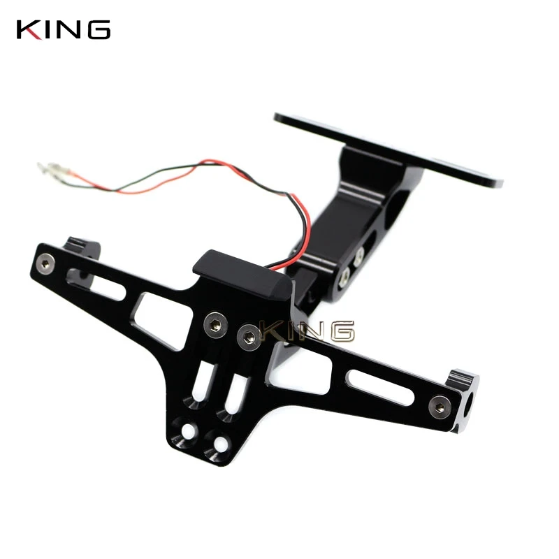 

For Kawasaki Ninja 300 Ninja 250 ER-6N ER-6F Versys 650 Versys 1000 adjustable angle license number plate frame holder bracket