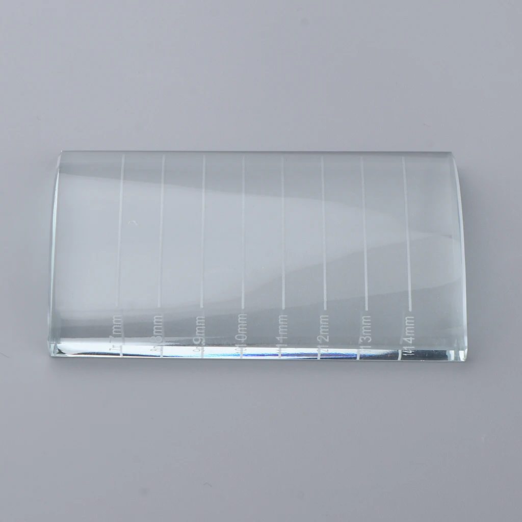 Eyelash Extension Crystal Glass Eye Lash Stand Pallet Holder/Lash Tray Strip Board 8x5x1.1 cm | Красота и здоровье