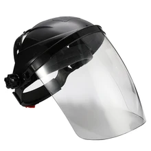 Anti-shock Welding Helmet Face Shield Solder Mask Transparent Lens Face Eye Protect Shield Anti-UV Anti-shock Safety Mask