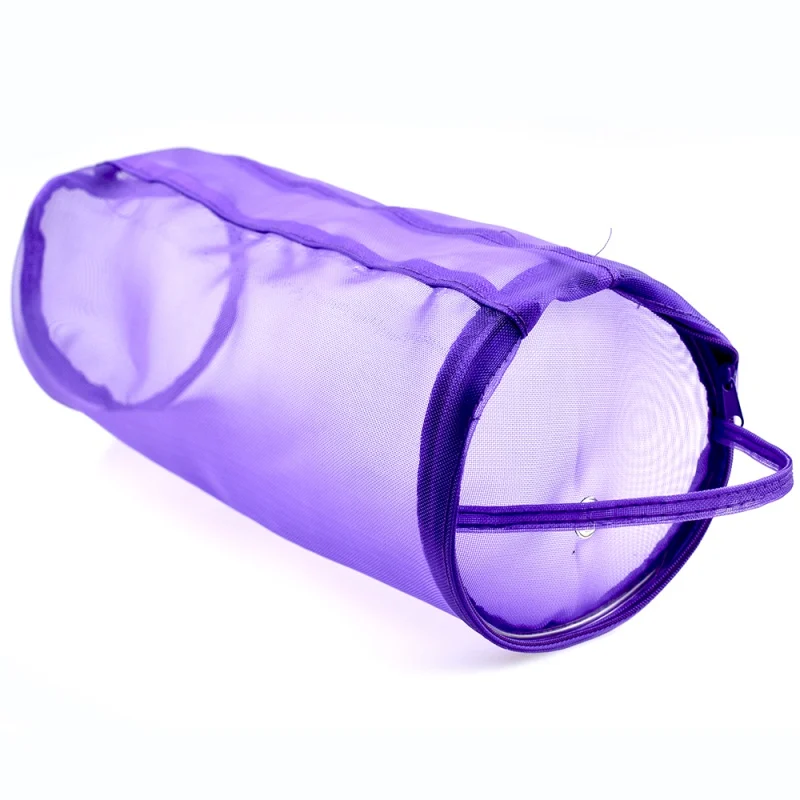 Новые сумки для хранения для дома Чехол для пряжи корзины для хранения пряжи вязание пряжи Круглые пластиковые пакеты - Цвет: LORGE  PURPLE
