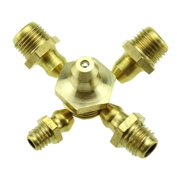 

5PCS Brass Grease nipple Oil mouth Grease nipple Butter gun fittings