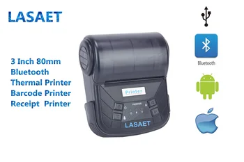 

Free Ship 3 Inch 80mm Bluetooth Mobile Barcode Printer Supporting IOS and Android and Windows OS
