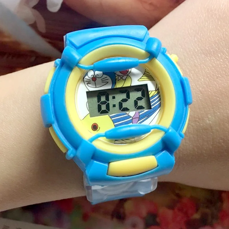 Newdesgin дети мультфильм Мода Часы светодиодный Желе для детей мальчик девочка студентов наручные часы relogio kol saati часы