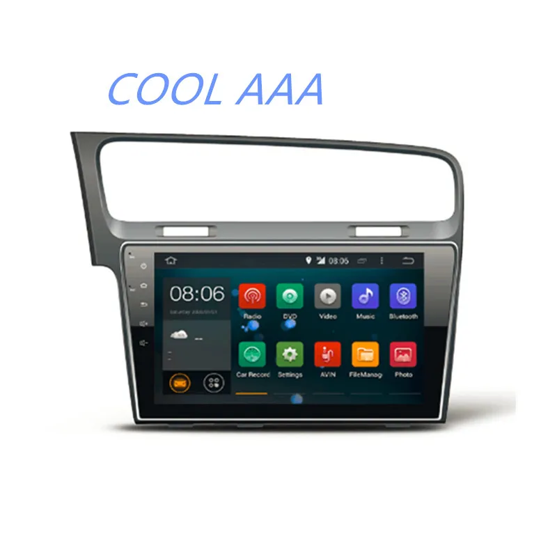 Android Car radio gps Player For VW Golf 7 2013-2017 Multimedia Audio and Video System Support DAB Navigation FM