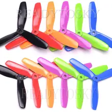 6/, 12 пар носочков на 5045 В комплект входят 3 лезвия закругленный Стекловолоконный Пропеллер CW/CCW для 250 FPV гоночный Квадрокоптер ZMR210 250