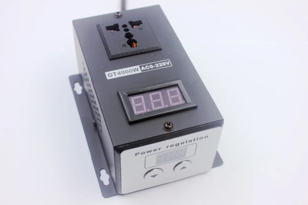 Переменный ток 220 В 4000 Вт SCR Электронный регулятор напряжения регулятор мощности регулировка температуры регулятор скорости Диммер термостат