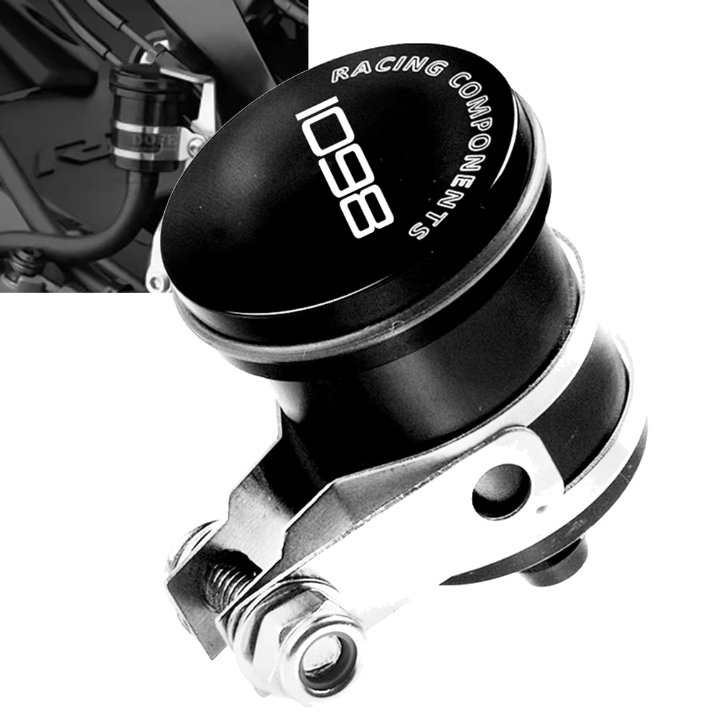

Motorcycle Rear Brake Fluid Reservoir Clutch Tank Oil Cup for ducati 1098 /S/Tricolor Streetfighter 1098 S 2007 2008 2009 2010