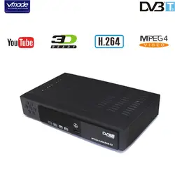 Vmade распродажа, товар из Европы DVB-T2 цифрового ресивера Поддержка H.264 MPEG4 Youtube PVR Full HD 1080 P Стандартный ТВ Декодер каналов кабельного