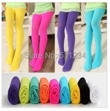 

Kids Baby Girls Velvet Candy Color Leggings Pantyhose Underpants