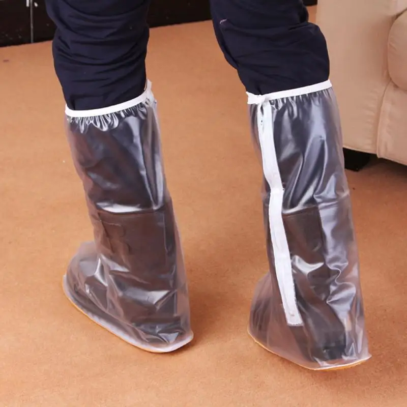 

Motorcycle Waterproof Rain Shoes Covers Thicker Scootor Non-slip Boots Covers 100% Waterproof Adjusting Tightness