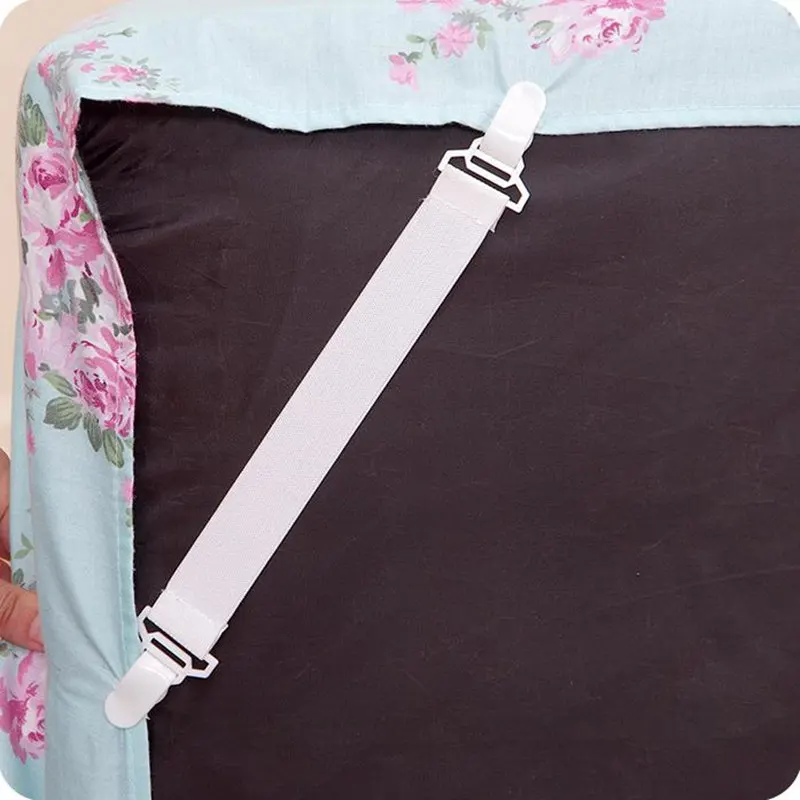 Простыня наматрасник одеяла захваты Клип держатель крепеж эластичный набор Белый F20173994