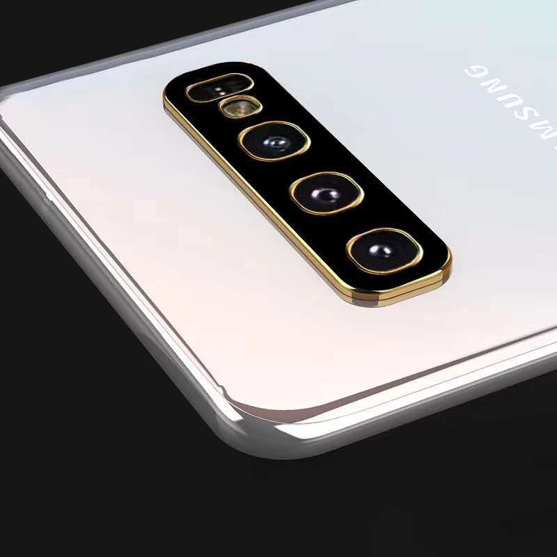 Металлический защитный чехол для задней камеры samsung Galaxy S10 Plus S10e A9S A20 A30 A70 M10, защитное кольцо с наклейкой