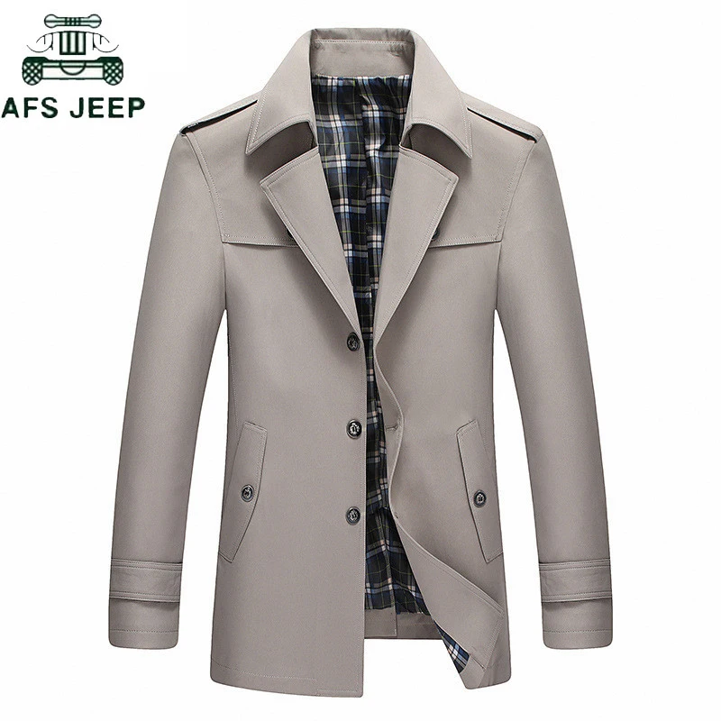 

2019 Business Casual Trench Coat Jacket Men high quality Solid Color Long Trenchcoat Masculina Windbreaker Outwear Big Size 4XL