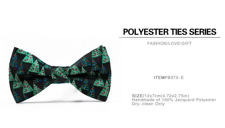 Новый Официальный мужской Рождественский галстук-бабочка, мужской полиэстер, жаккард, переплетение, досуг, галстук-бабочка, вечерние