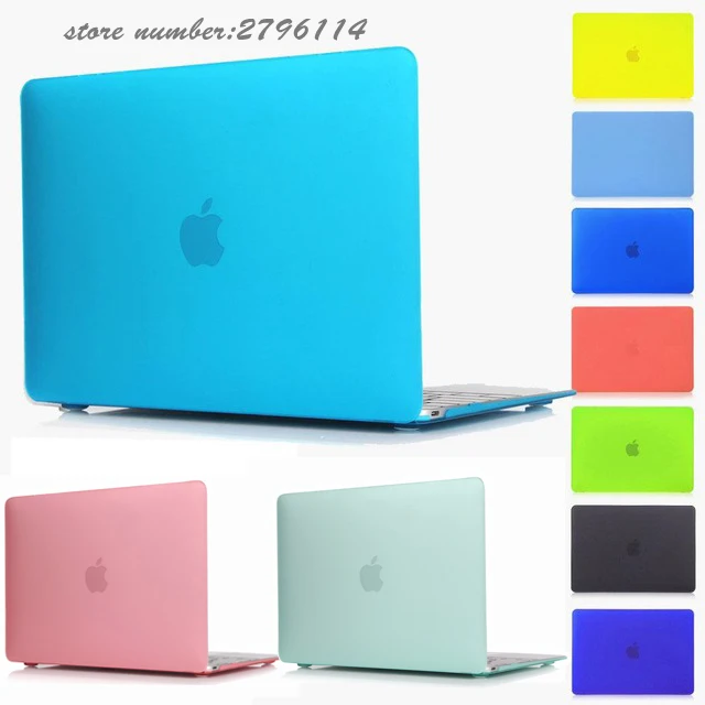 2016 Новый цветной матовый чехол для Apple Macbook Air Pro retina 11 12 13 15 ноутбука сумка Mac book 3