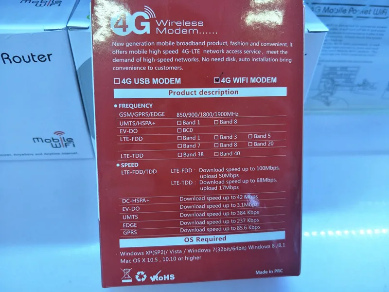 Router Wi-fi 100mbp Cartão Sim Hotspot Móvel Lte Modem Usb Stick 2100mhz b1 b3 3g - 4g - Imagem 2