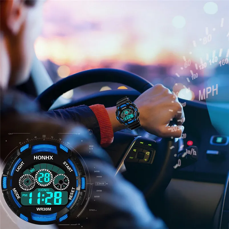 Men Sports Watches Digital Time Date Waterproof Children Boys Digital LED Sports Watch Kids Alarm Date Watch Gift Clock 3M29#N (10)