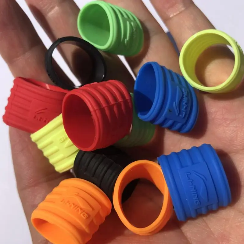 5pcs Free shipping badminton racket handle grips sealing ring silicone squash rings | Спорт и развлечения