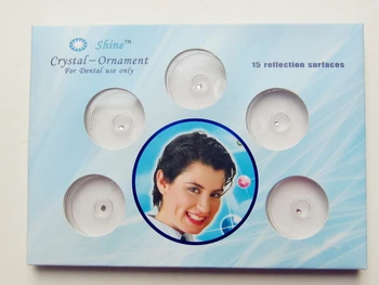 

5 Pcs Dental Oral Teeth Gems Crystal Tooth Ornaments Jewelry Clear color