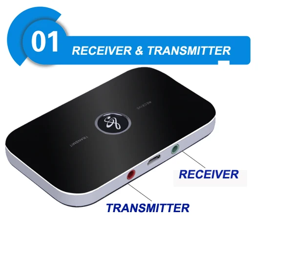 B6 bluetooth wireless audio receiver and transmitter 2in1 adapter 6