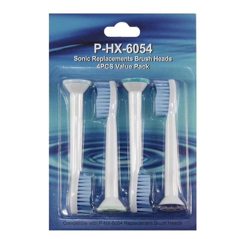20 шт./5 комплектов Сменные электрические мягкие щетинки зубные щетки головка для Philips Sonicare чувствительный уход за полостью рта P-HX-6054 HX6054