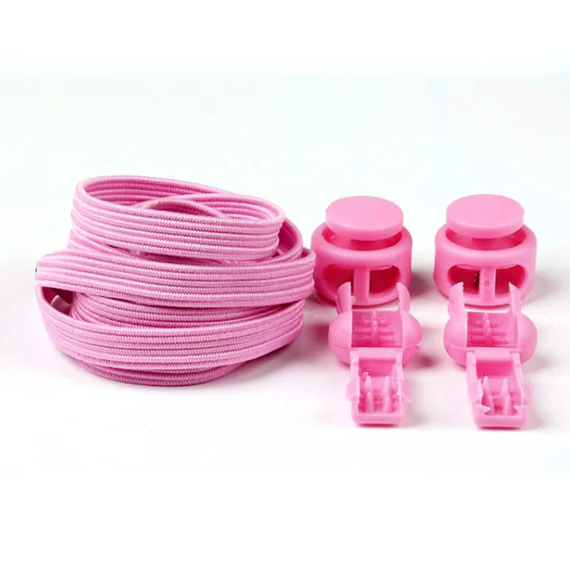 1 Pair New Products Lazy Laces Elastic Sports Flat Shoelaces Children's Adult DIY Anti-Loose Tight-fitting Free Tied Lace Buckle