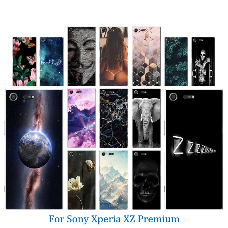 5 46 дюймов для Sony Xperia XZ Премиум чехол телефона высокое качество крючок шаблон