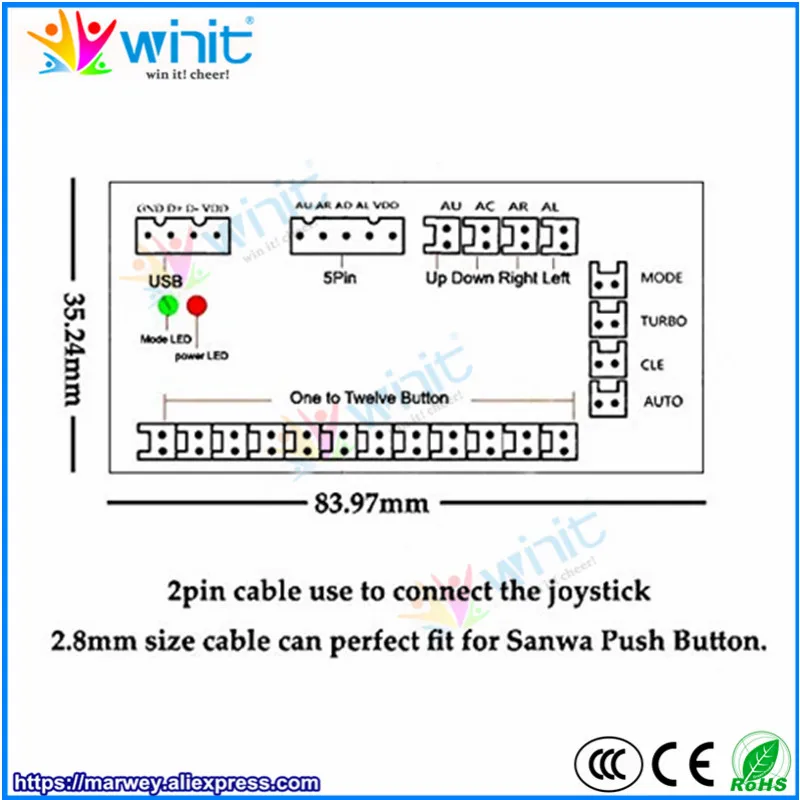 DIY arcade joystick kit (6)