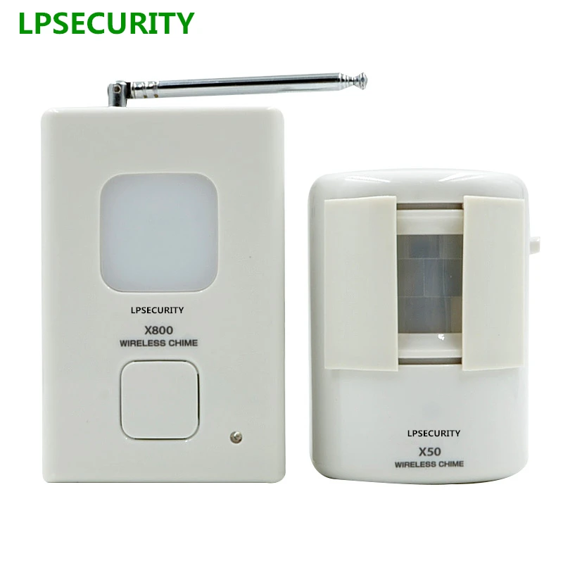 

LPSECURITY 200m Wireless Entry Entrance Store Door PIR Motion Sensor Chime Bell Detector wireless home doorbell