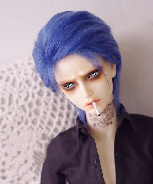 Высшее качество 1/3 1/4 1/6 синий цвет BJD Hair SD Doll парик для шарнирной куклы горячая