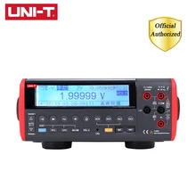 UNI-T UT805A True RMS LCD Desktop Benchtop Digital Multimeters Volt Amp Ohm Capacitance Hz Tester 199999 Counts High-Accuracy