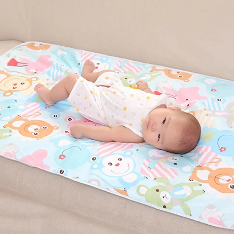 3 слоя пеленания колодки для новорожденных Пеленальный Коврик для младенцев детская кровать Водонепроницаемый изменение Коврики для