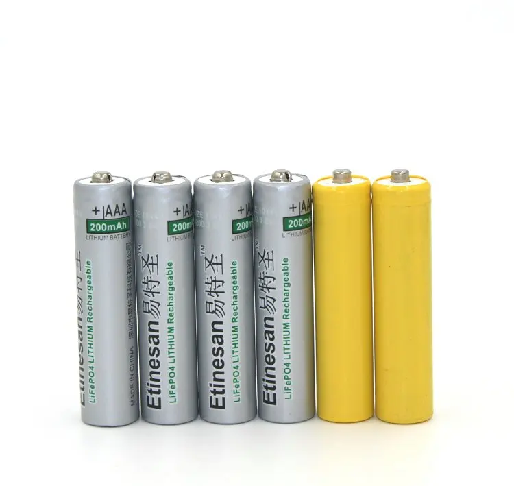 4 шт. аккумуляторные батареи 200 мАч 14500 lifepo4 3 2 в AA|lifepo4 3.2v|aa rechargeable batteryrechargeable battery |
