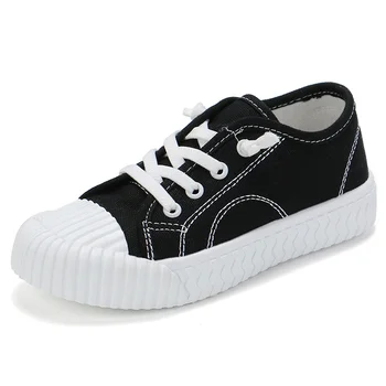 

Kids Sneakers New Shoes Autumn 2019 Children's Canvas Shoes Baby Casual Biscuit Shoes Breathable Soft Bottom Shoes