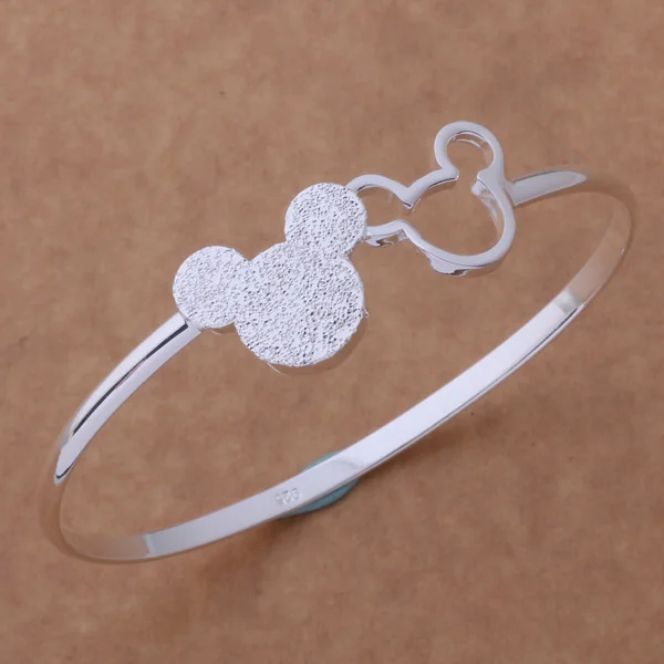 AB036 популярный браслет ювелирное изделие mikey /afvaixca ailaizsa серебряного цвета|jewelry